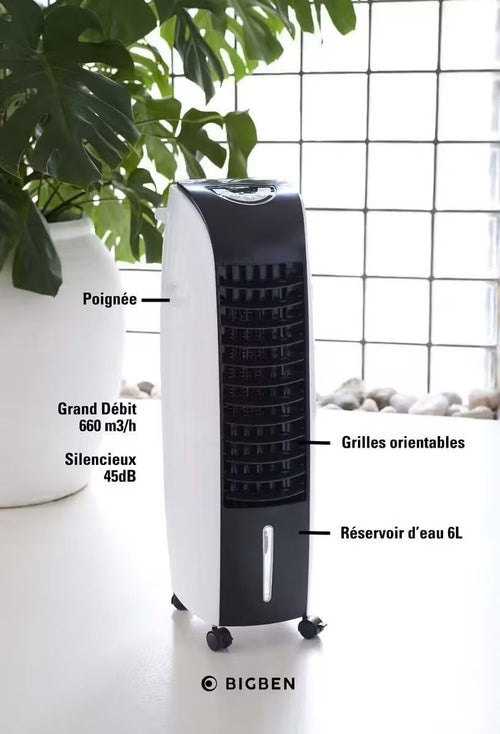 BIGBEN Rafraîchisseur d'air 60W 6L