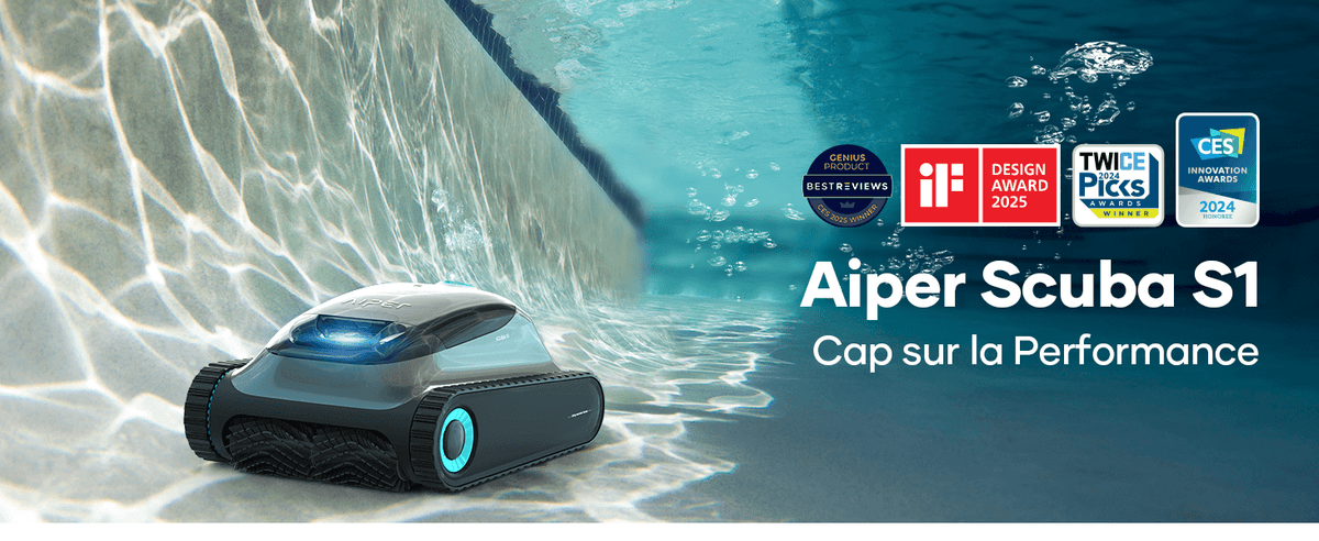 Aiper Scuba S1 Robot Nettoyeur De Piscine Sans Fil